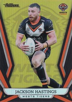 2023 NRL Traders Titanium - Gold Pearl Special #GS153 Jackson Hastings Front